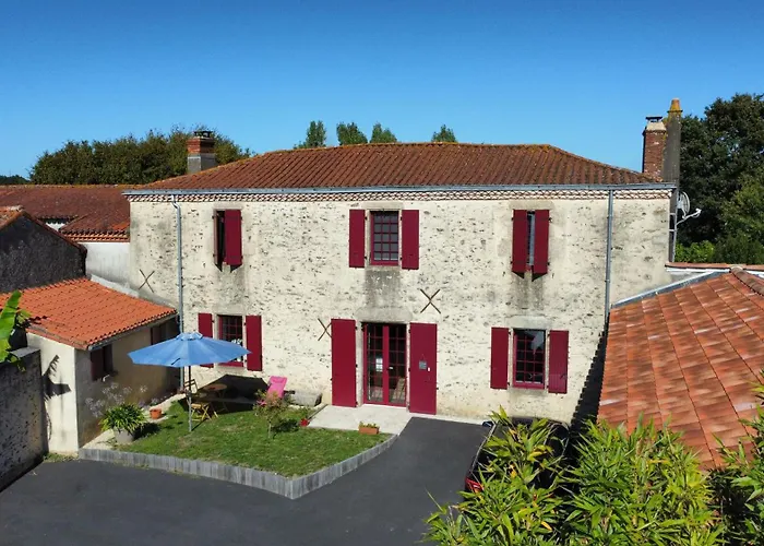 LA CHARMILLE Gîte La Terrasse La Copechagniere